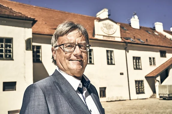Tomáš Fiala u strakonického hradu